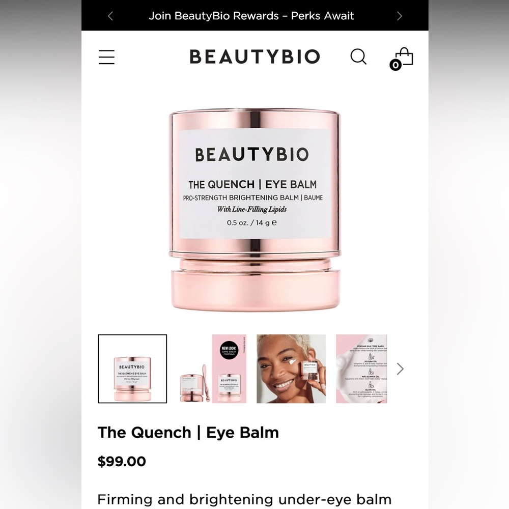 BeautyBio Hydrating Eye Balm - Picture 4 of 8